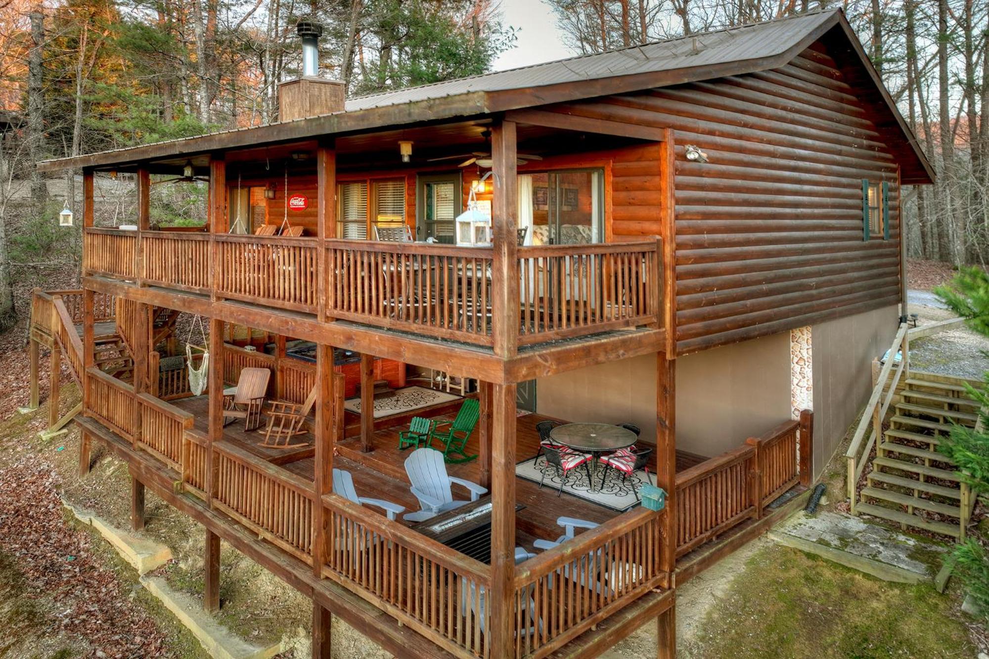 Talking Leaves Hot Tub Firepit And Comfy King Beds Villa Ellijay Exteriör bild