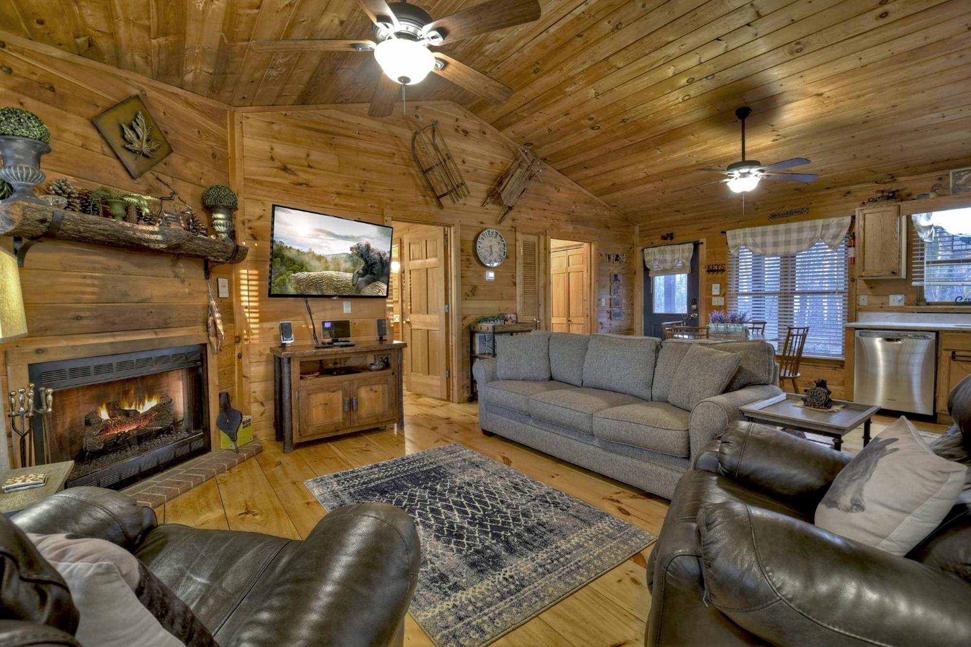 Talking Leaves Hot Tub Firepit And Comfy King Beds Villa Ellijay Exteriör bild